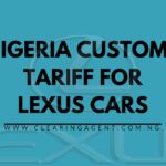 Customs Tariff for Lexus Cars