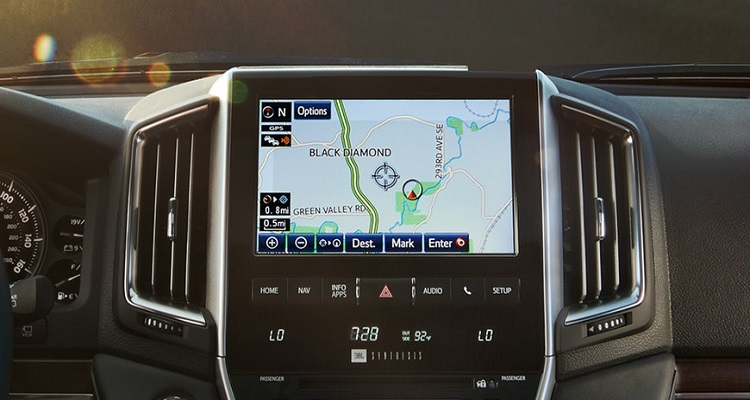 2019 Toyota Land Cruiser Prado navigation