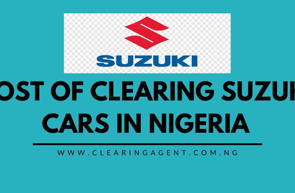 Cost of Clearing Suzuki Cars