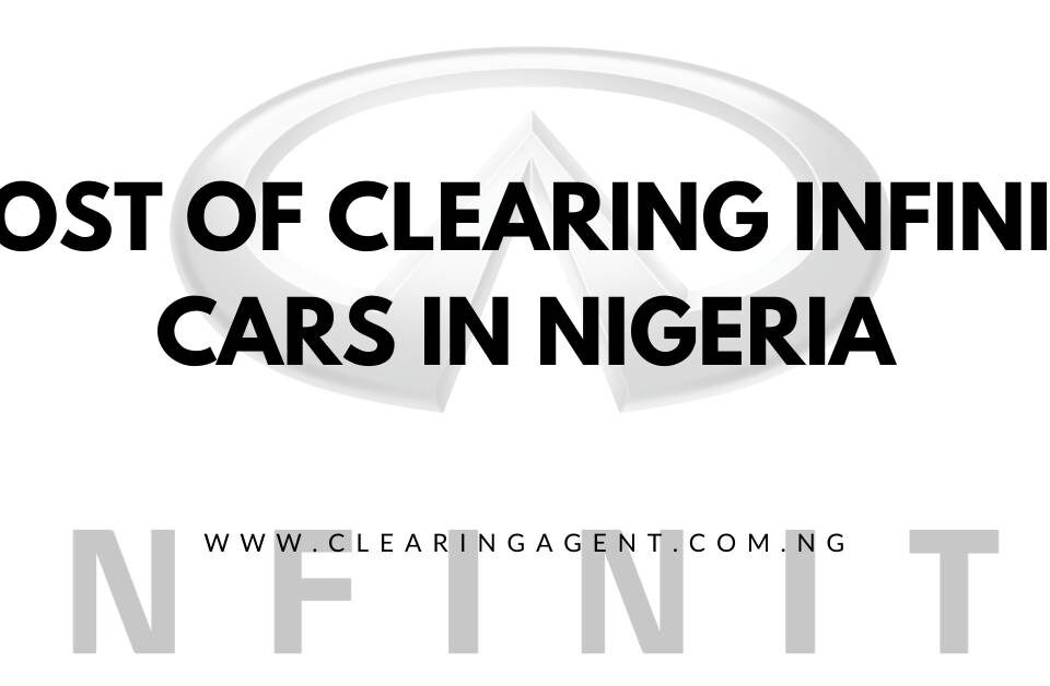 Cost of clearing Infiniti Cars